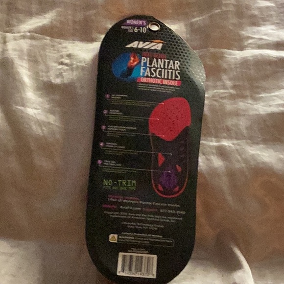 🖤Just In !! NWT “ AVIA “ Womens Size 6–10
Orthotic Insole / Heal Relief 🖤 - Picture 2 of 9